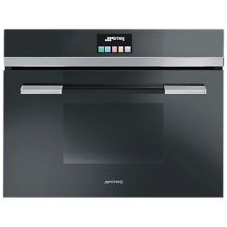 Smeg SF4140VC Linea Aesthetic Combination Steam Oven Black